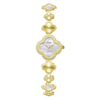 Gold Clover Link Watch for Women ?C Signature Clover Dial