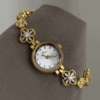 gold_clover_bracelet_watch_women.gif Lucky Gold Clover Watch ?C Elegant Bracelet Watch for Women Gift