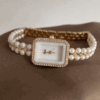 Elegant Pearl Watch for Women ?C Jewelry Style Bracelet & MOP Dial